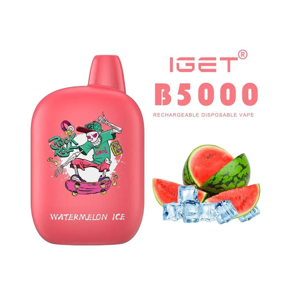 WATERMELON ICE - IGET B5000 - Vape Plug